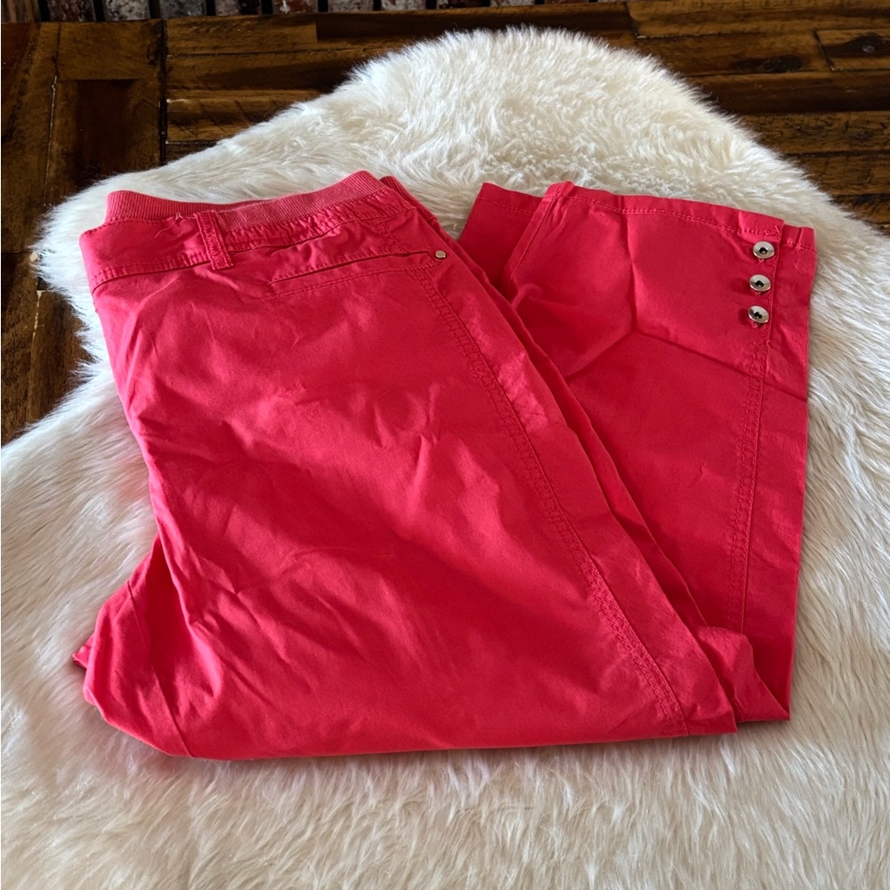 Chico's Vibrant Pink Ankle Jeans